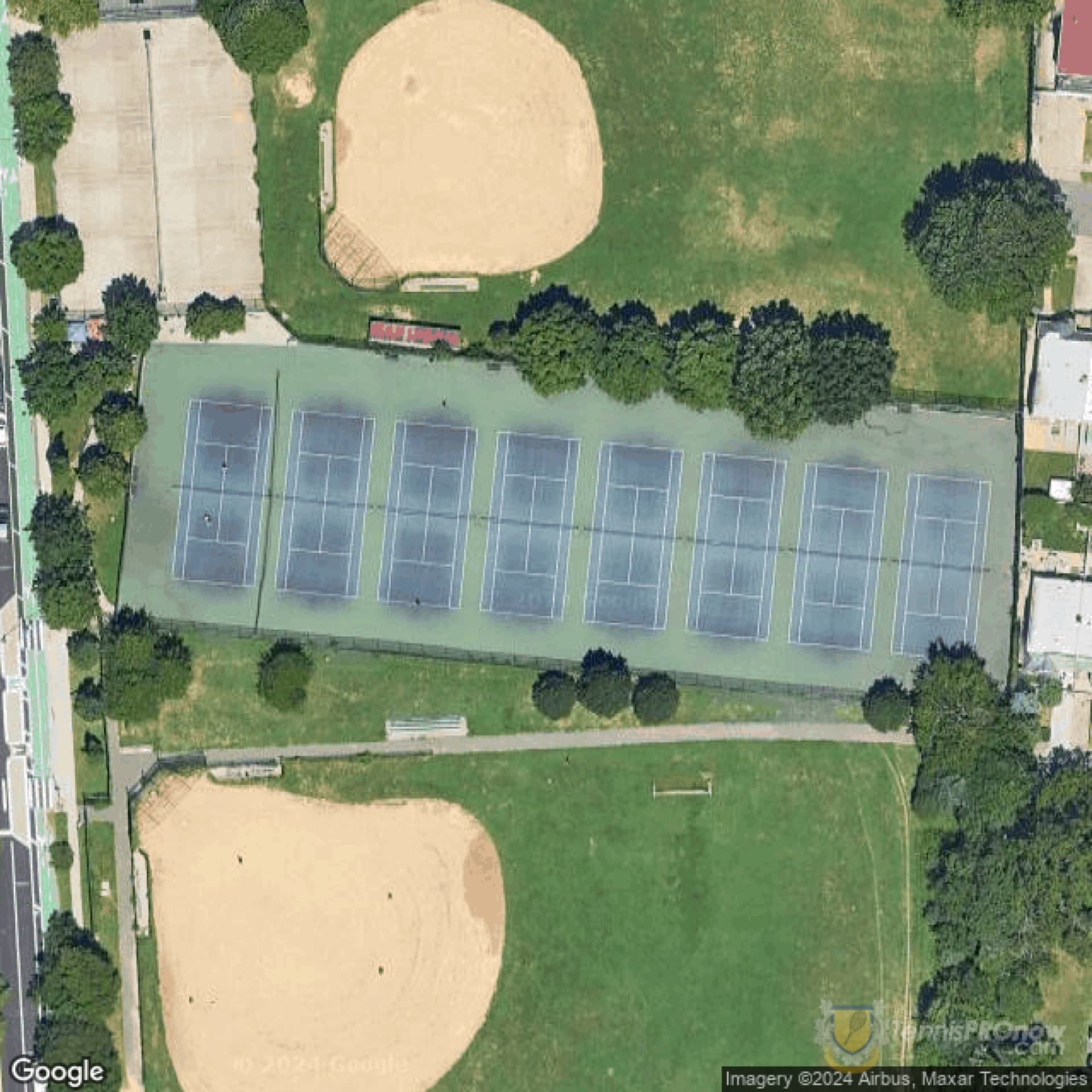 Flushing Fields tennis courts