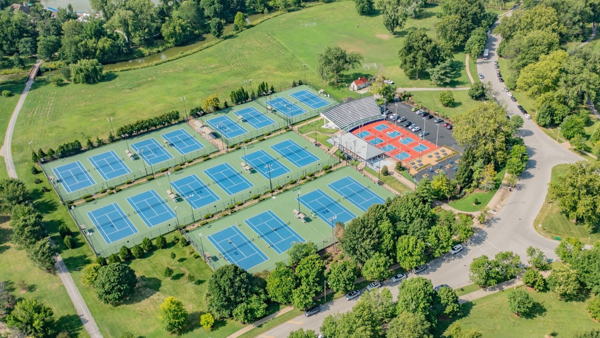 Forest Park tennis courts