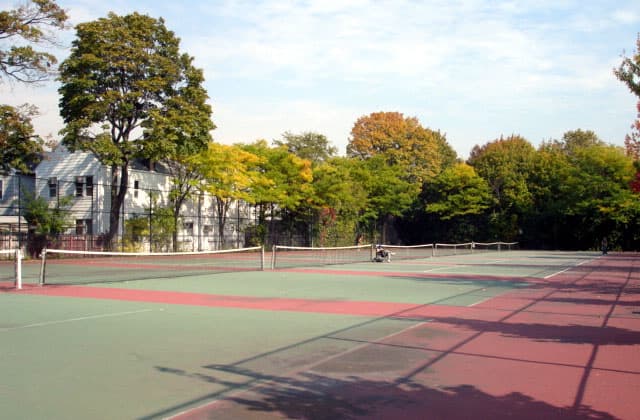 Kelly Park Playground tennis courts