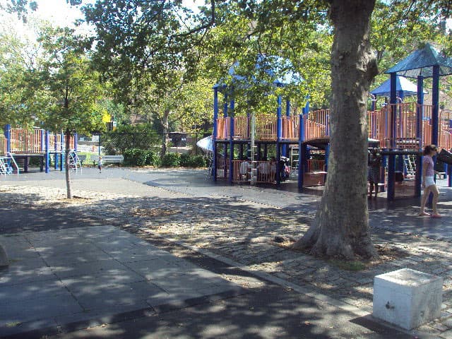 Van Voorhees Playground tennis courts