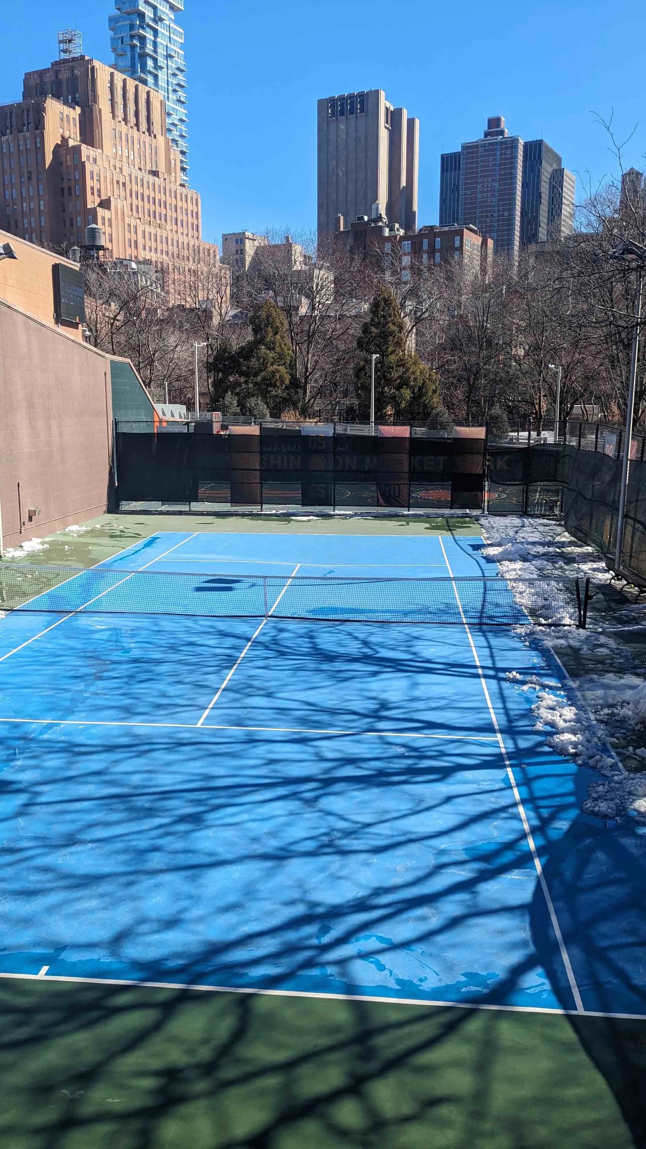 Washington Market Park tennis courts